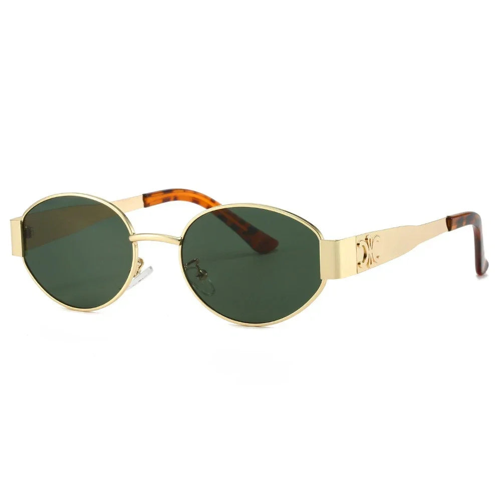Metal Frame Signature Sunglasses