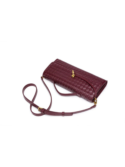 Handwoven Accordion Shoulder Bag