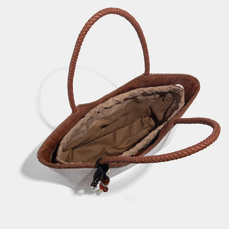 Rattan Market Tote