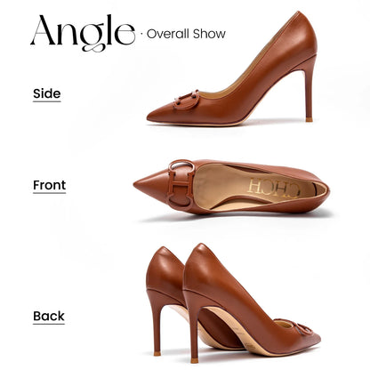 Refined Pointed Stiletto Heels