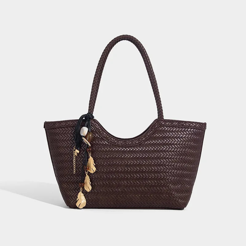 Rattan Market Tote