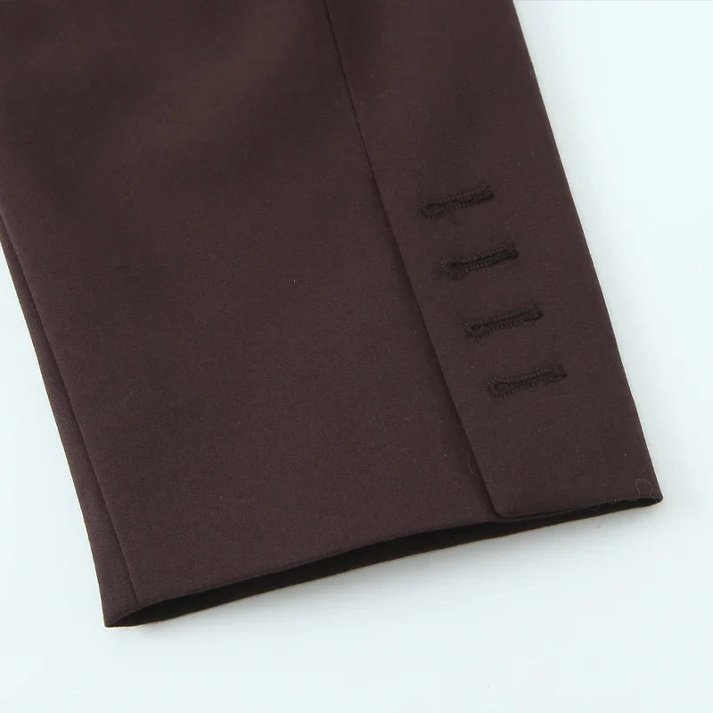 Blaze Double Belt Tailored Blazer