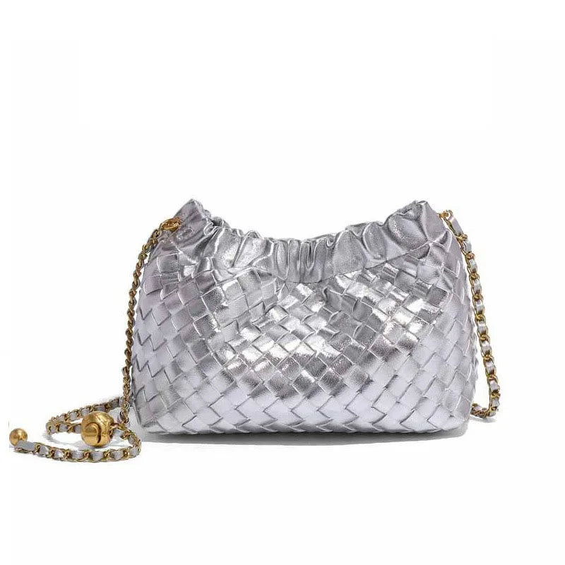 Woven Cloud Chain Bag