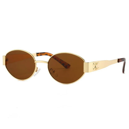 Metal Frame Signature Sunglasses