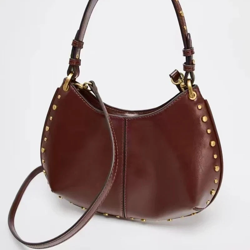 Signature Riveted Chain Bag