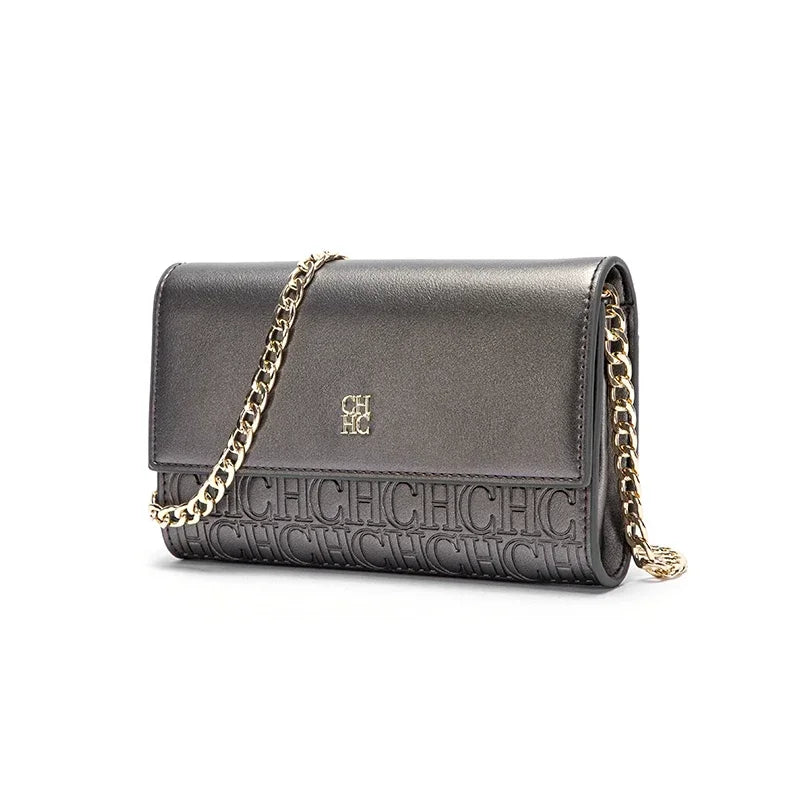 Monogram Chain Shoulder Bag