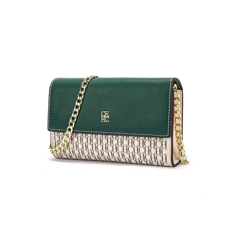 Monogram Chain Shoulder Bag