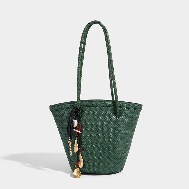 Rattan Market Tote