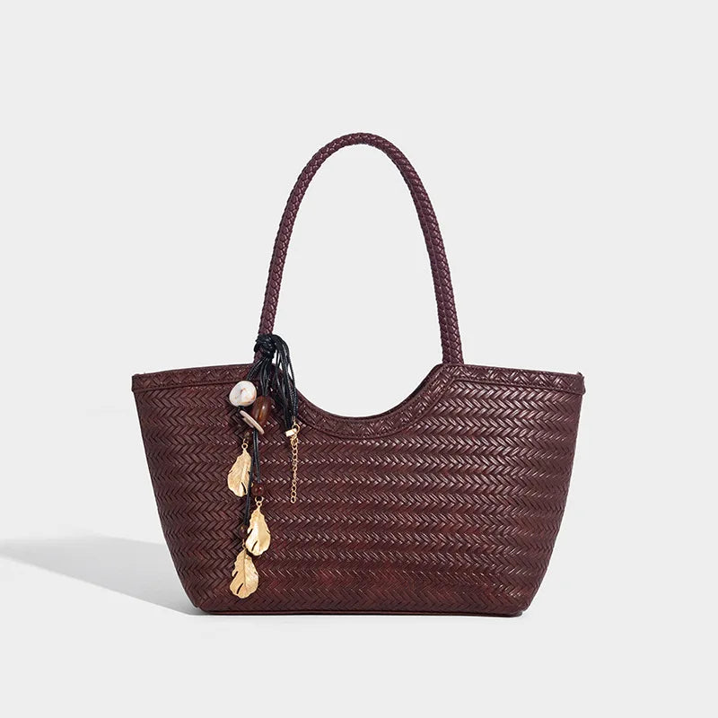 Rattan Market Tote