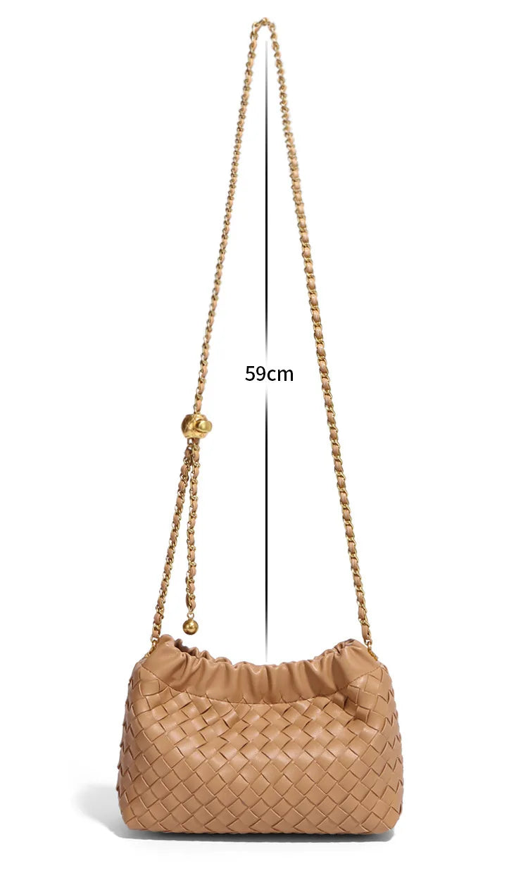 Woven Cloud Chain Bag