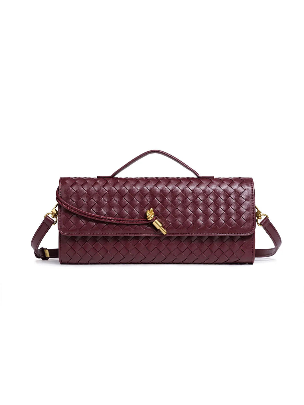 Handwoven Accordion Shoulder Bag