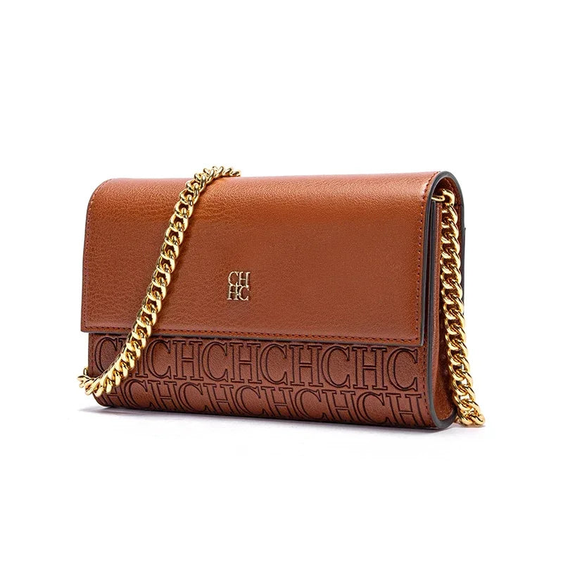 Monogram Chain Shoulder Bag