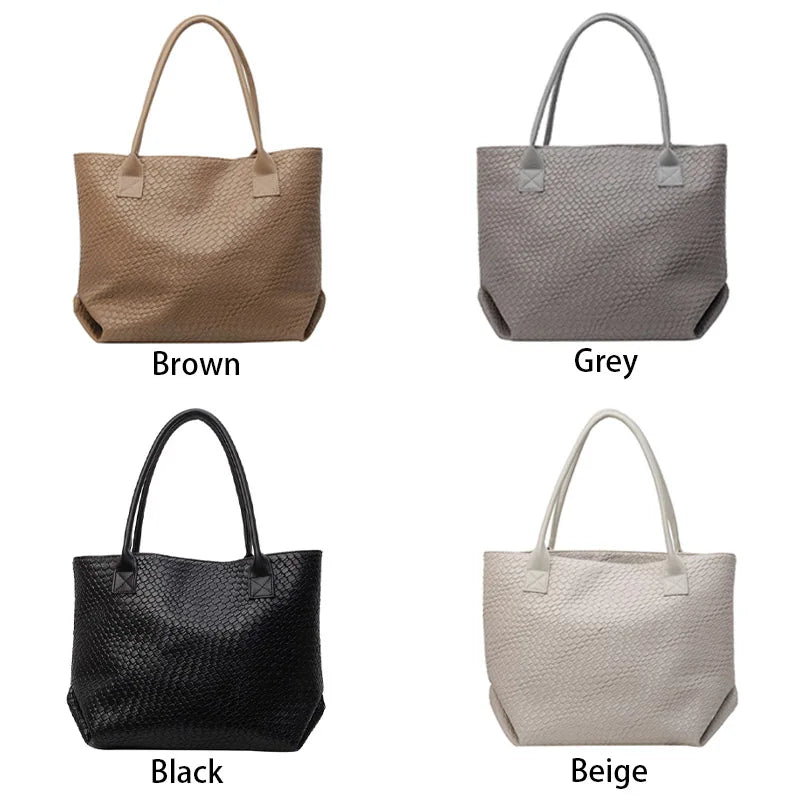 Minimal Woven Tote Bag