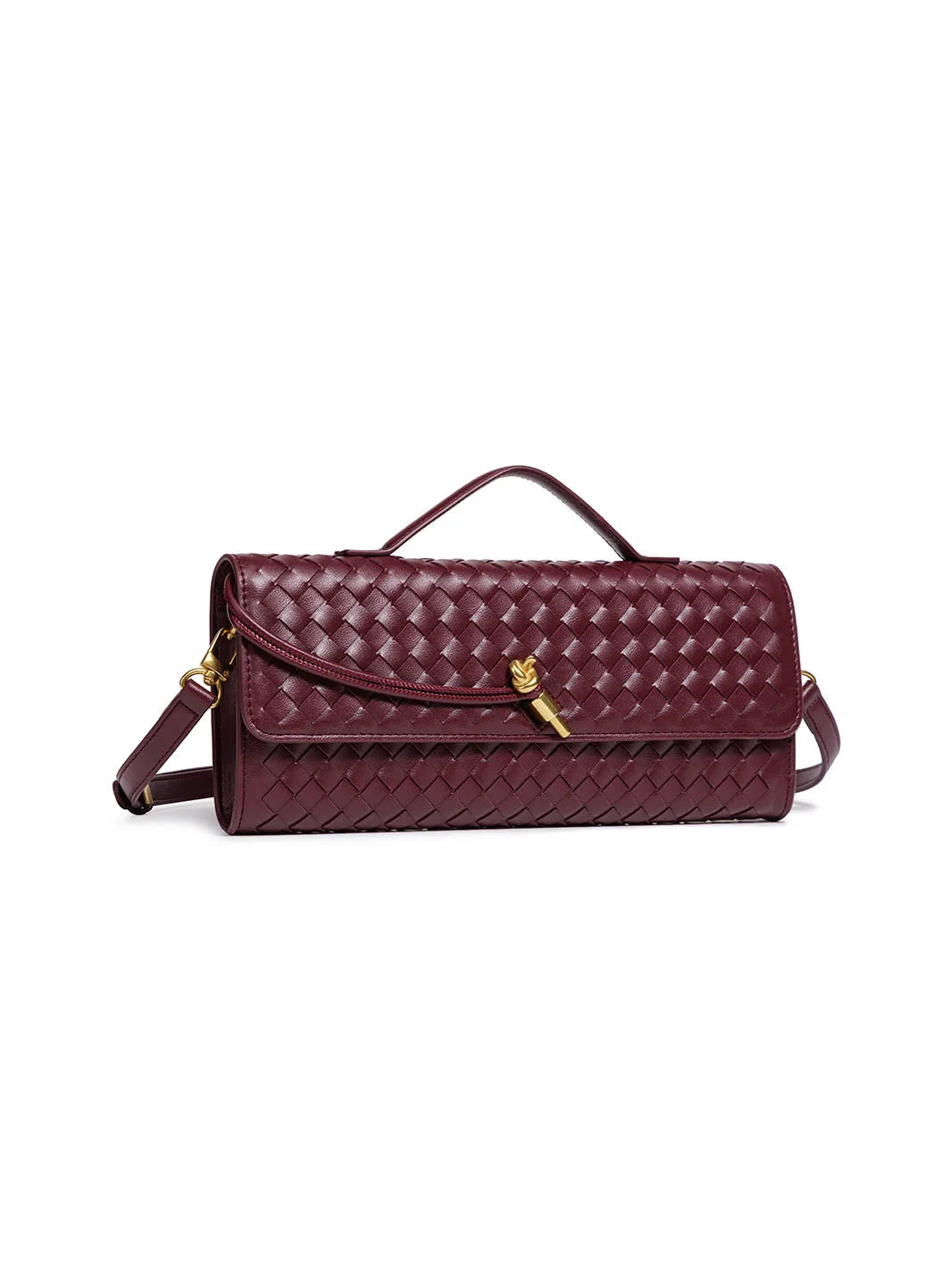Handwoven Accordion Shoulder Bag