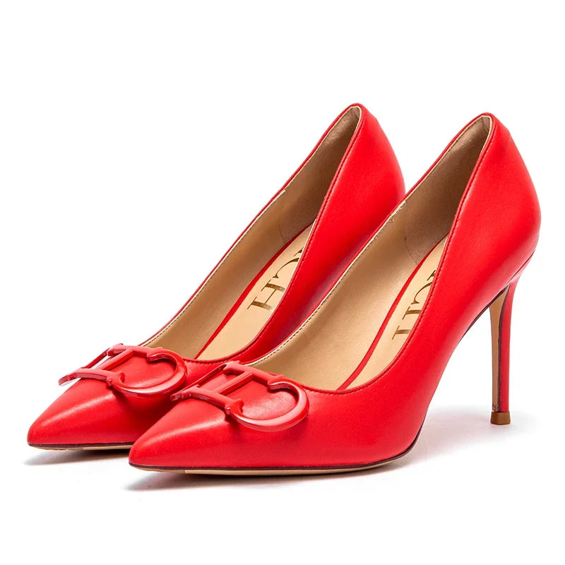 Refined Pointed Stiletto Heels
