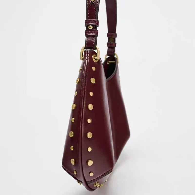 Signature Riveted Chain Bag