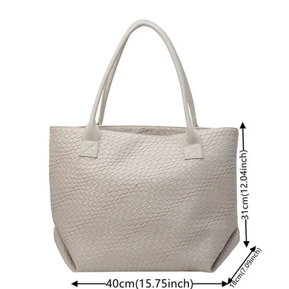 Minimal Woven Tote Bag