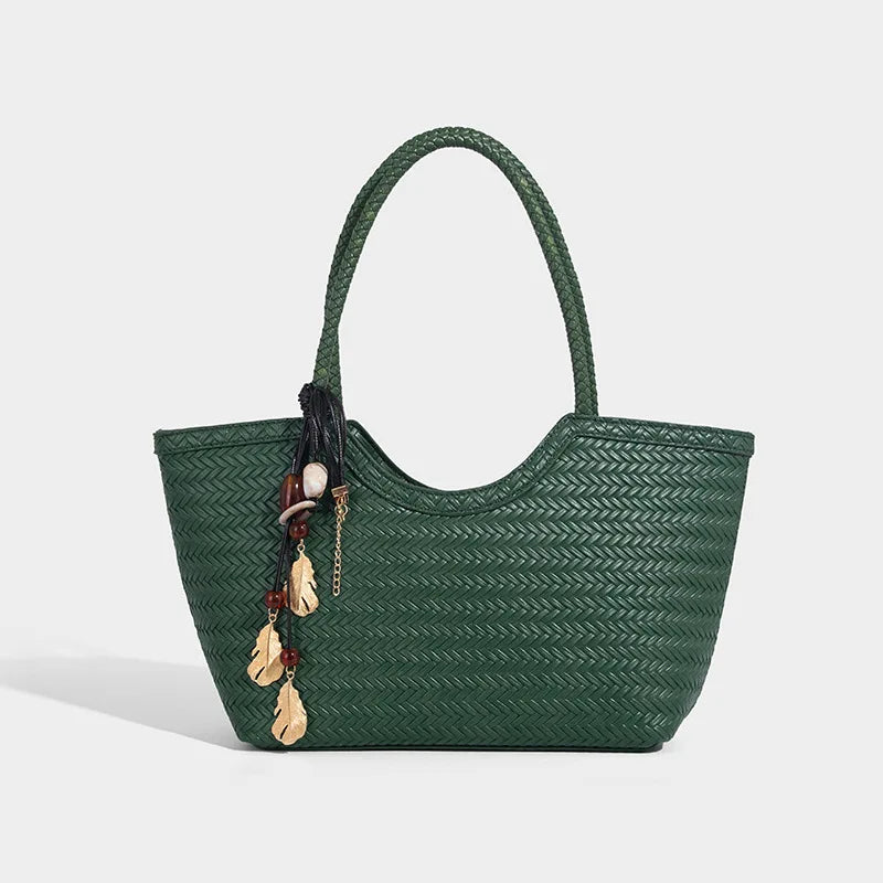Rattan Market Tote