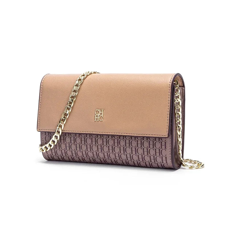 Monogram Chain Shoulder Bag