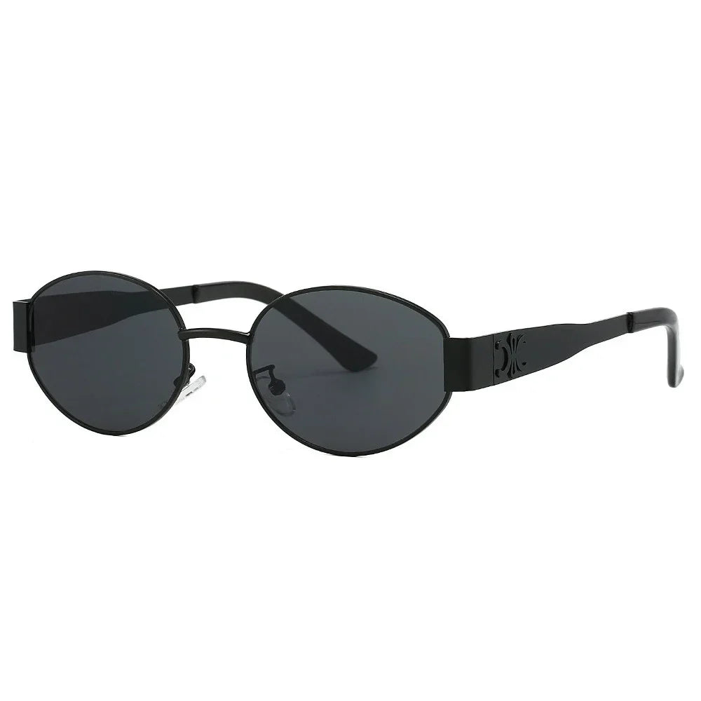 Metal Frame Signature Sunglasses