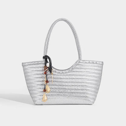 Rattan Market Tote