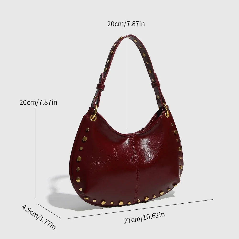 Signature Riveted Chain Bag