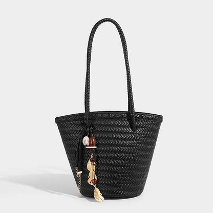 Rattan Market Tote