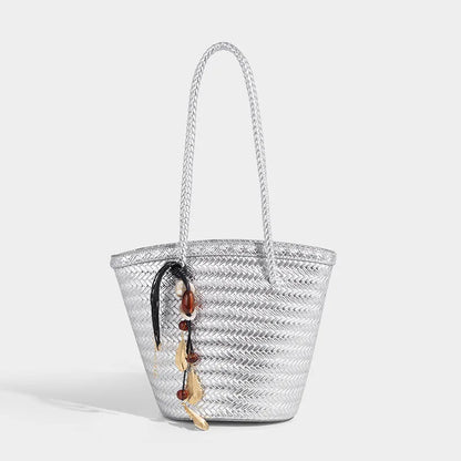 Rattan Market Tote