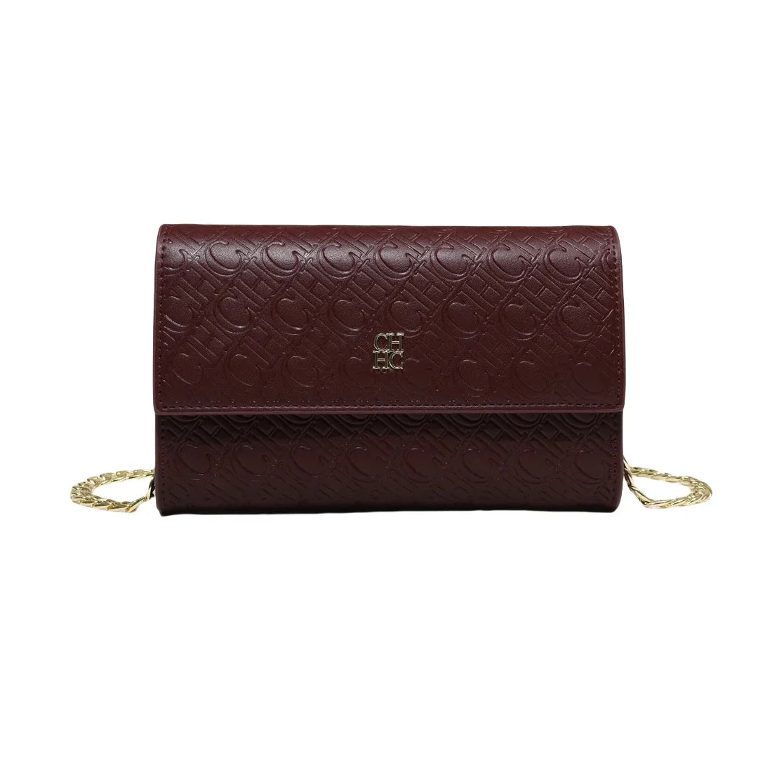 Monogram Chain Shoulder Bag